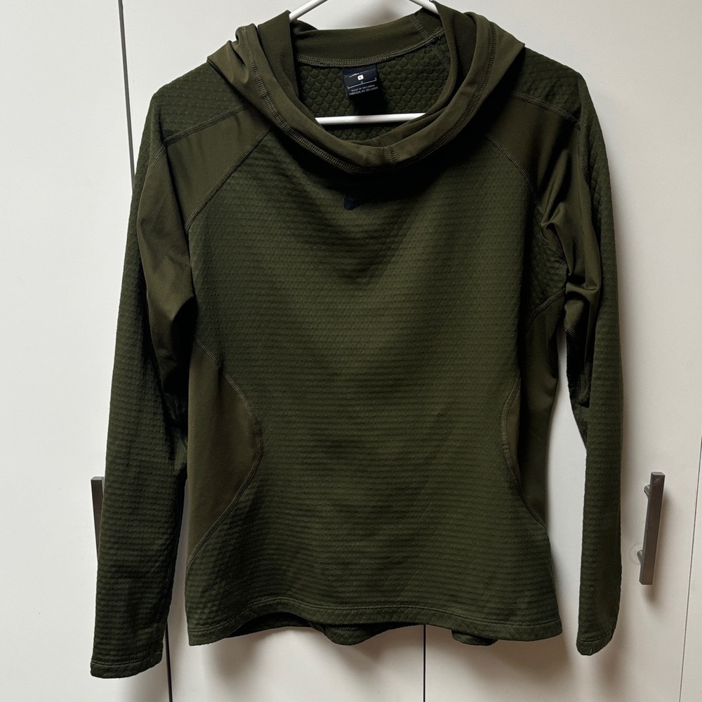 Women’s Olive Green Long Sleeve Hoodie